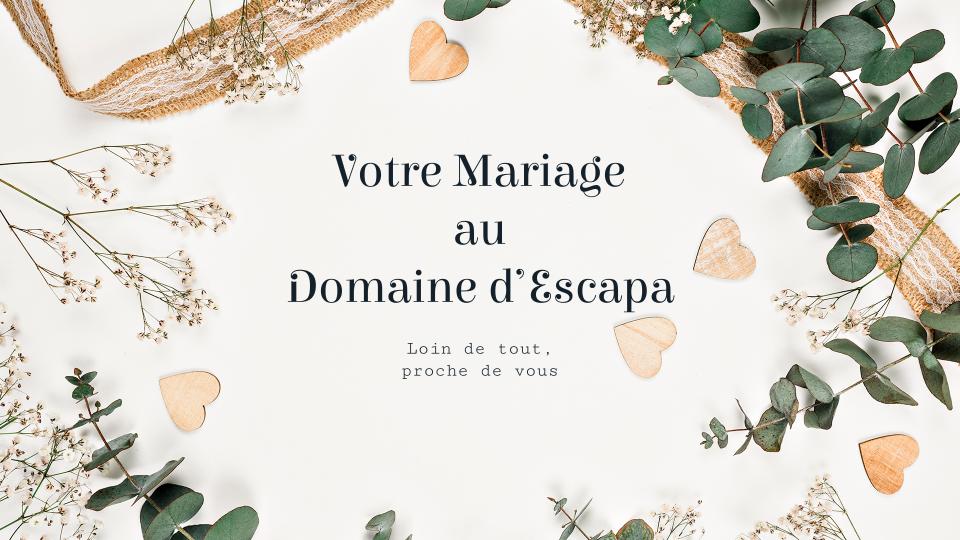 brochure mariages